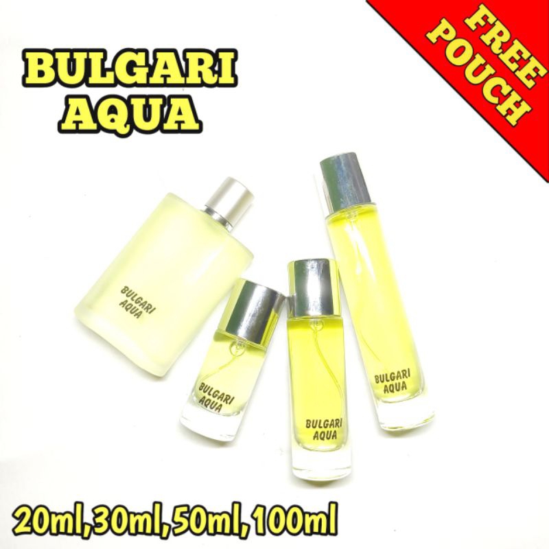 parfum inspired BULGARI AQUA size 20-100ml, best seller pria