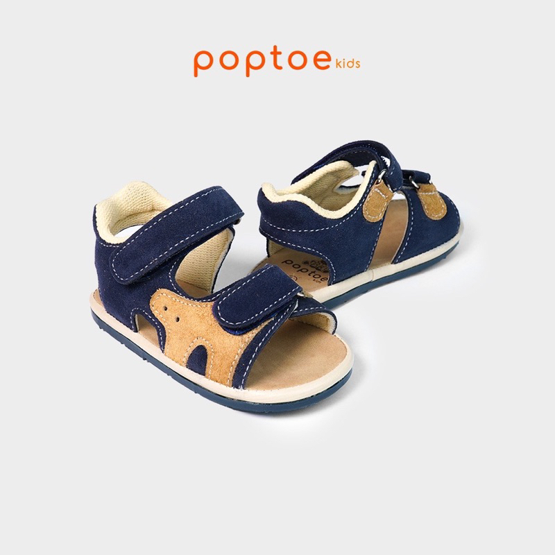 DINOANDBUNNY - SAND NAVY - Poptoe - Sepatu Anak Laki-Laki