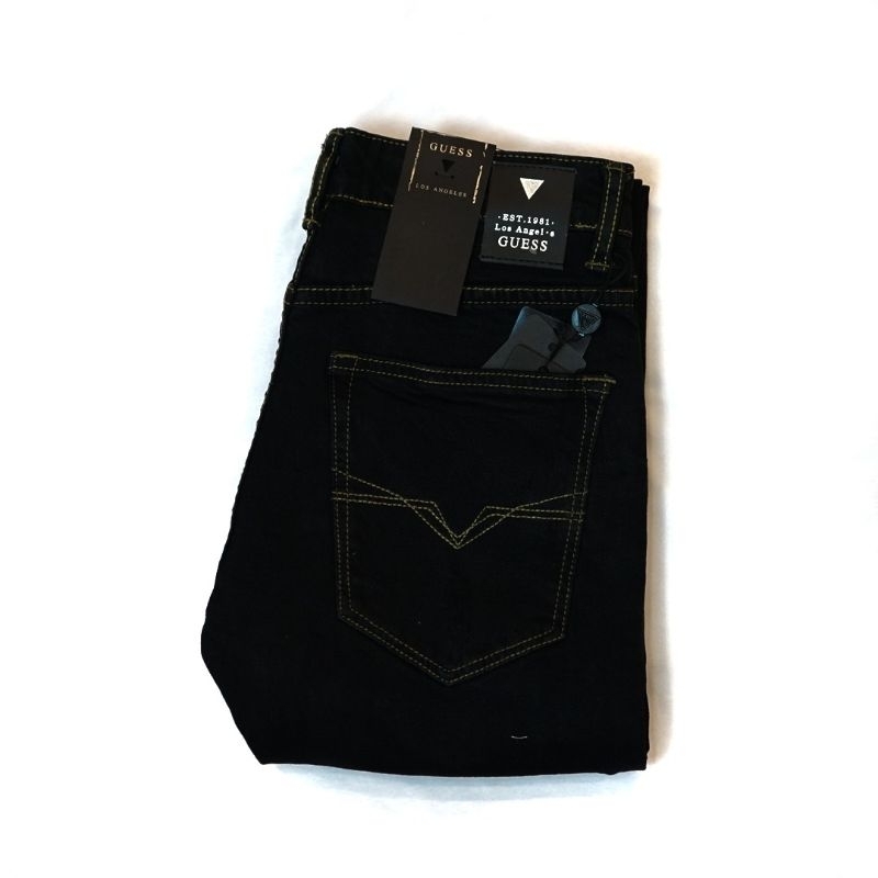 Celana Jeans Guess Pria Panjang Premium
