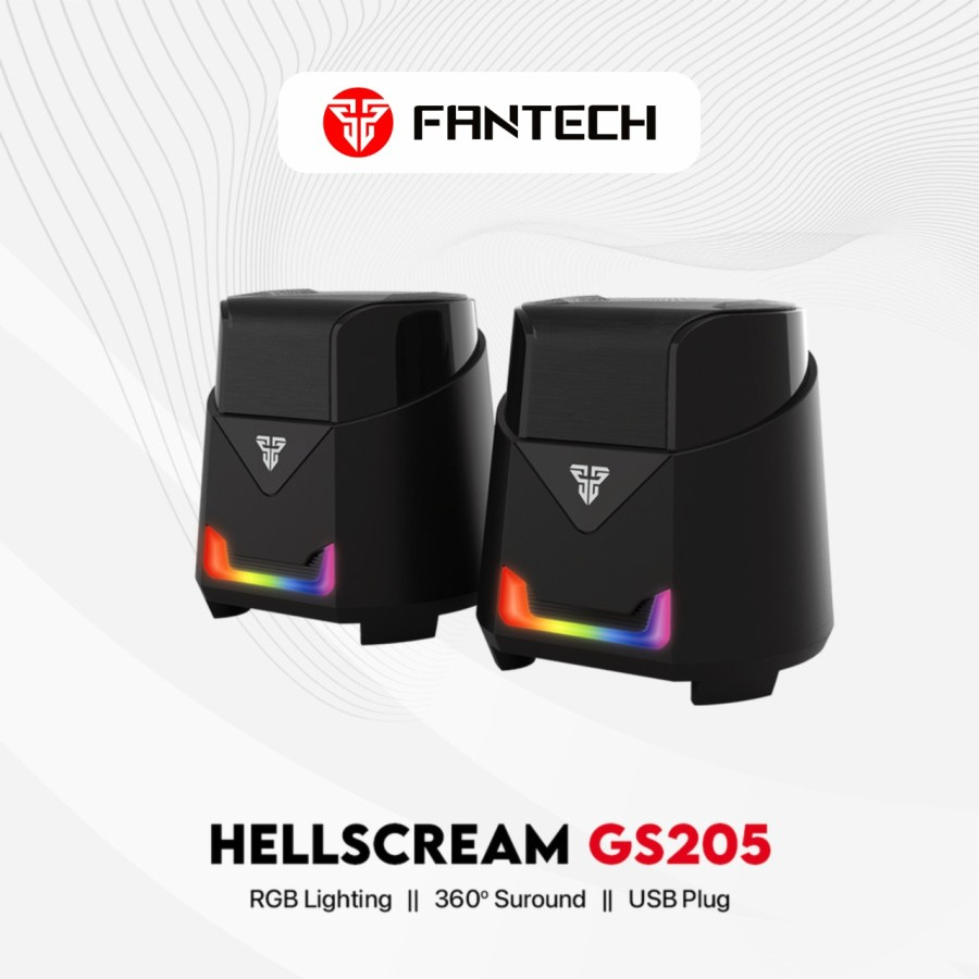 Speaker Fantech Hellscream GS205 RGB - GS 205 GS-205 Gaming