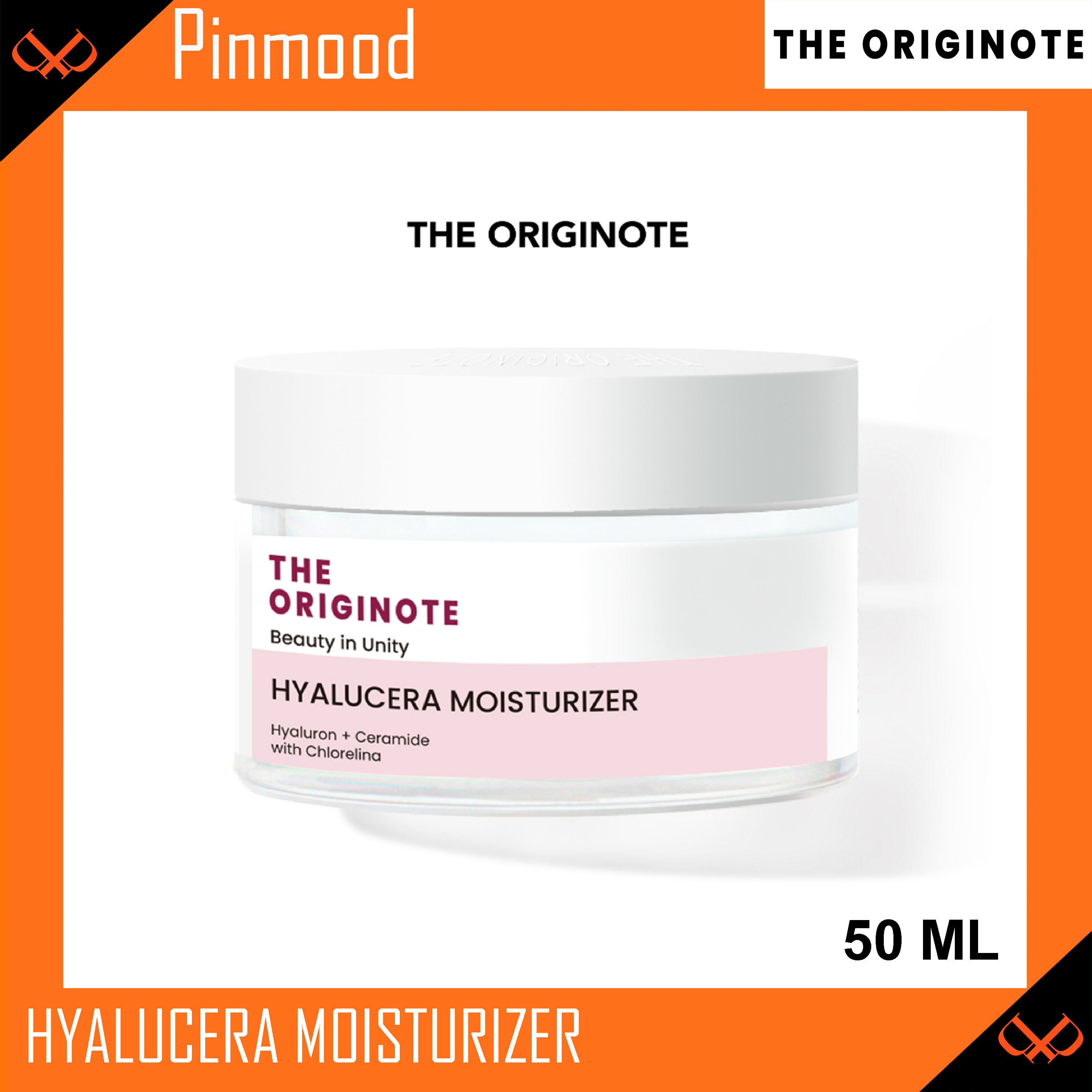 THE ORIGINOTE HYALUCERA MOISTURIZER GEL [ 50 ML ] PELEMBAB WAJAH MEMPERBAIKI SKIN BARRIER DAN PRIMER MENGHIDRASI KULIT WAJAH MUKA WITH HYALURONIC ACID CERAMIDE CHLORELINA BEAUTY IN UNITY MOISTURE MOISTURIZE FACIAL FACE