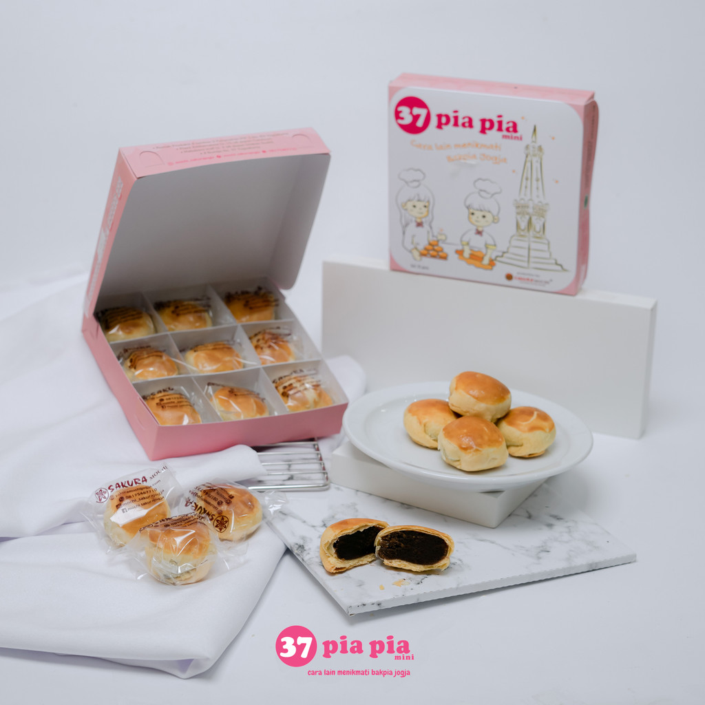 Pia pia 37 mini isi 9pcs | pia pia mini 37 | makanan enak yogyakarta