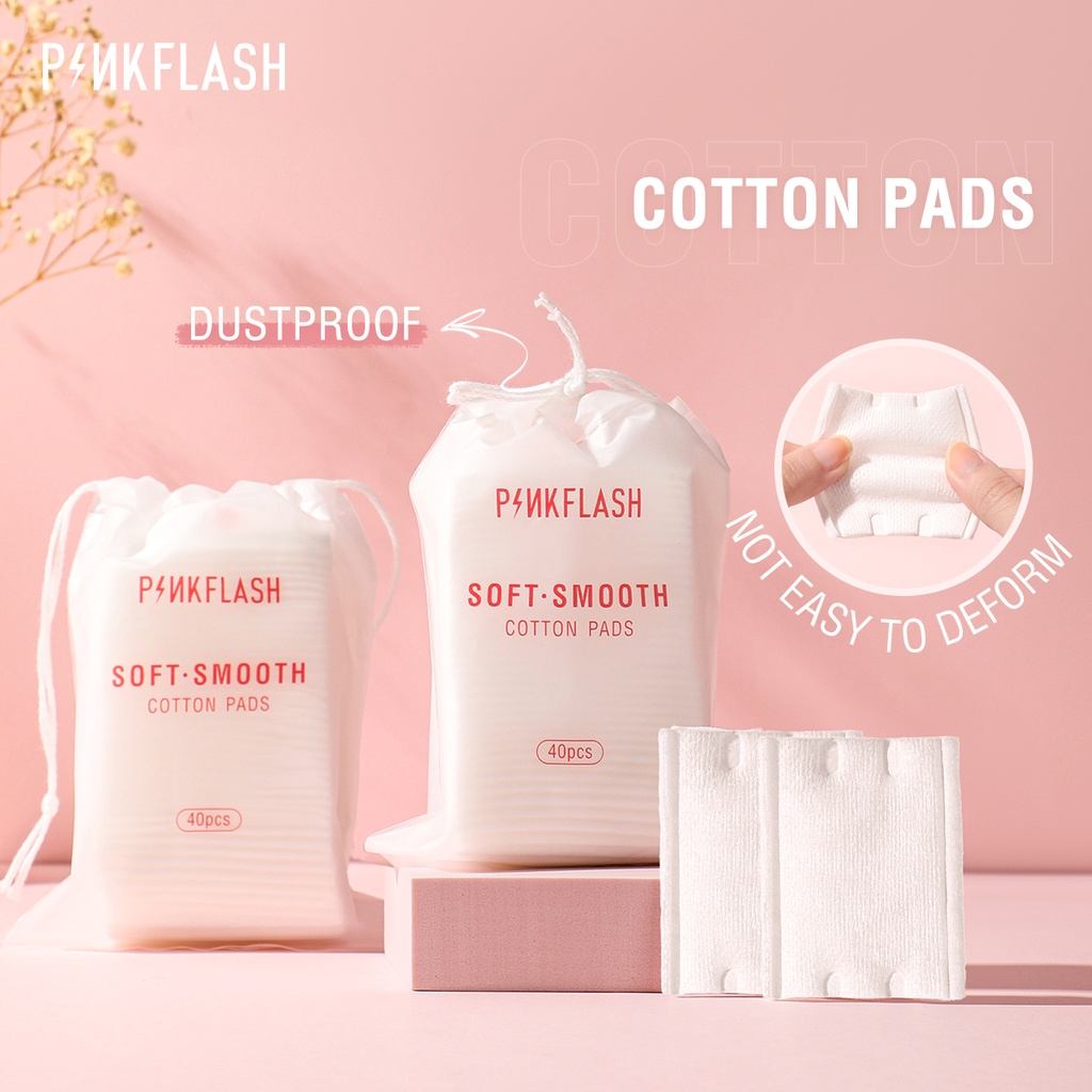 PINKFLASH Cotton Pads Make-Up Cotton / Kapas Wajah