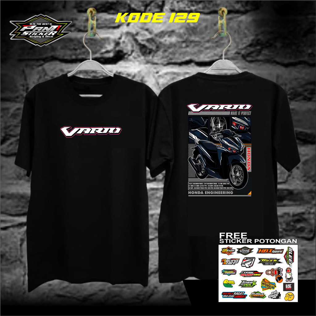 Kaos Distro Honda Vario // Kaos Motor Kaos Vario 150 // Honda Gank Vario 150 Make It Perfect Purple