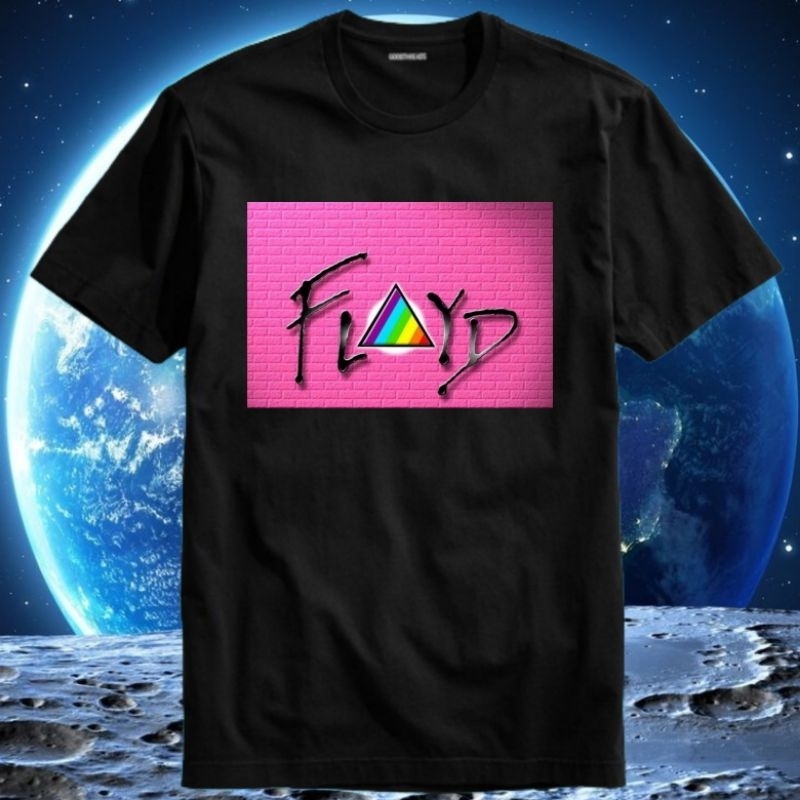 Baju Kaos Tshirt Pria Laki Cowok Dewasa Band Rock Pink Floyd Album The Wall Obscured Clouds Atom Hea