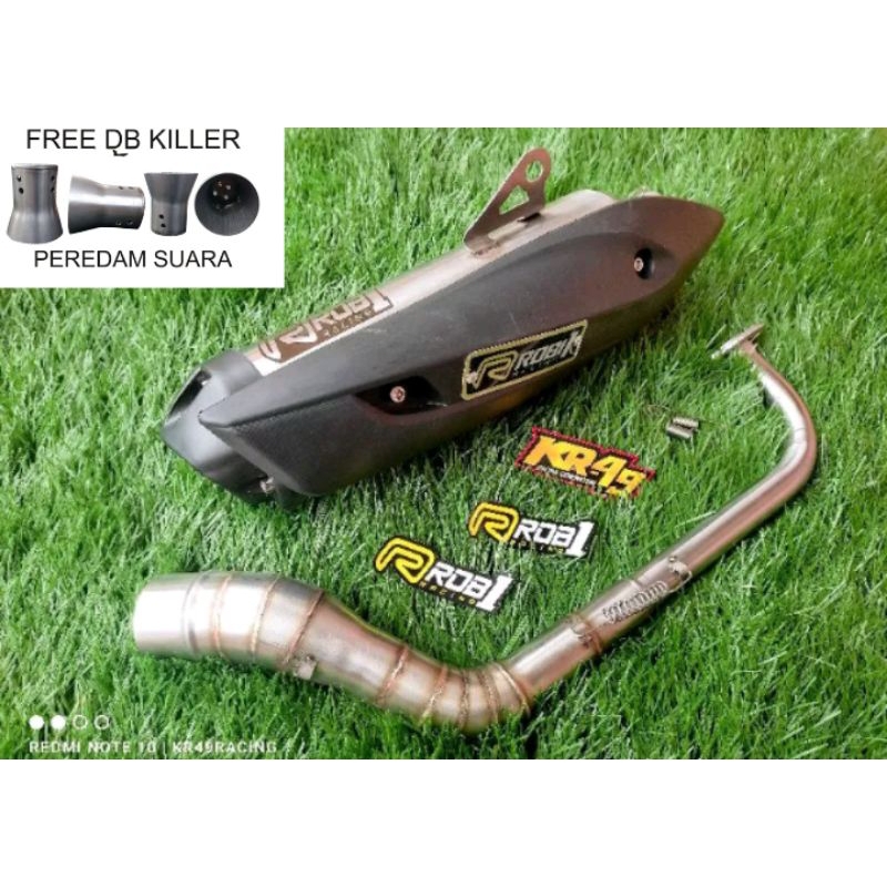 KNALPOT STANDAR RACING BAS ADEM PCX AEROX NMAX  VARIO KNALPOT MATIC