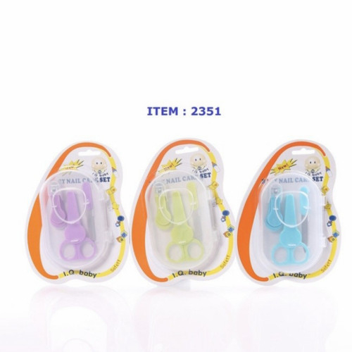 IQ Baby Nail Care Set | Gunting Kuku Bayi Set IQ 2351 (Tersedia Varian Warna)