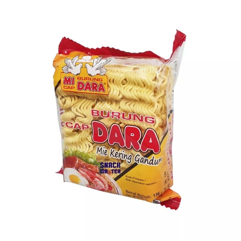 

Mie Kering Cap Burung Dara 136 Gram