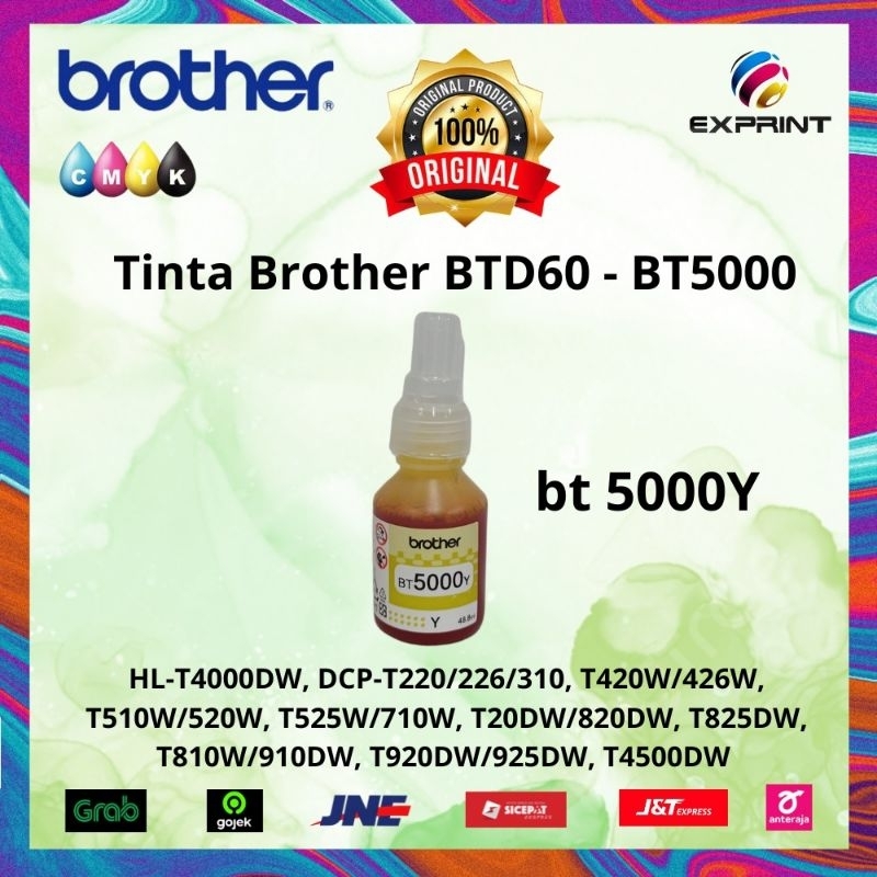 Tinta Brother BT5000 &amp; D60 Original