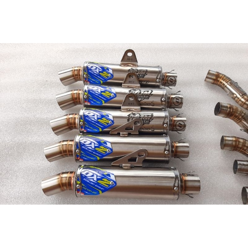 SILINCER ONLY / HEADER ONLY all matic ORIGINAL OX2 RACING inlet 38/41/45/50mm