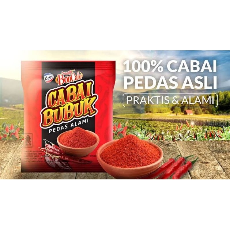 

Kobe Cabai Bubuk Pedas alami 25gr x 10pcs