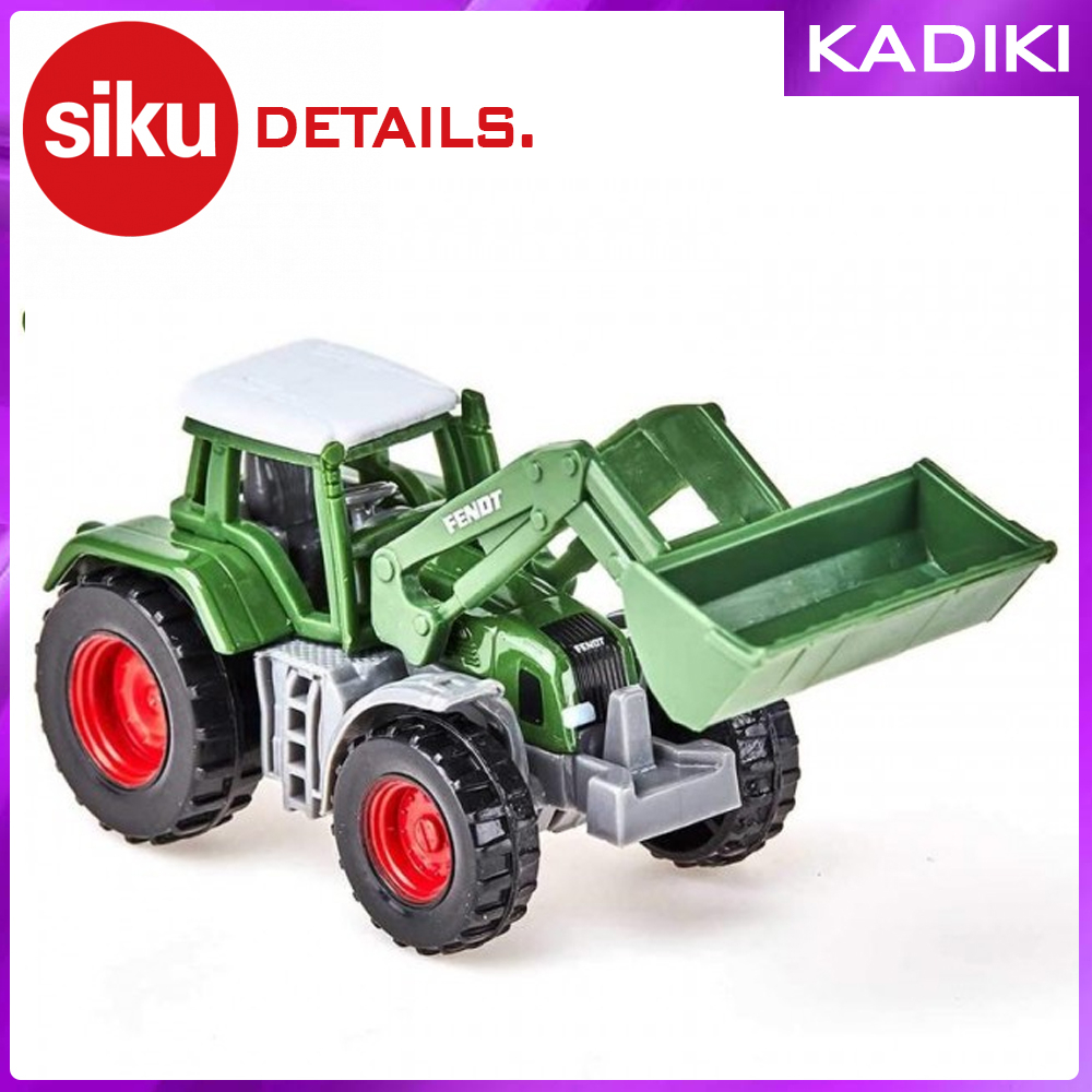 Siku Diecast Fendt Tractor With Front Loader Sik1039 1039 Traktor Pajangan Bulldozer