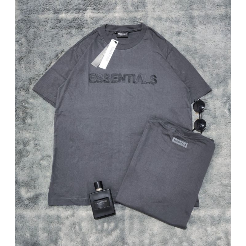 Kaos distro Ts.essentials T-shirt dewasa depan belakang