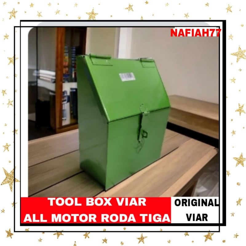 (ORIGINAL VIAR) TOOL BOX VIAR 100CC VIAR 150CC VIAR 200CC VIAR 300CC ALL MOTOR RODA TIGA SPARE PARTS MOTOR RODA TIGA