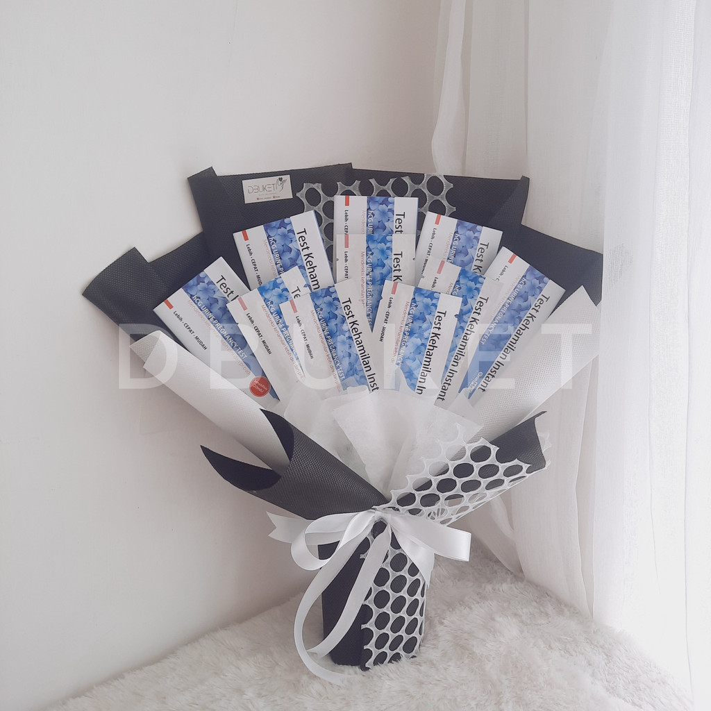 

Buket Testpack | Buket kado nikahan | Buket tes kehamilan