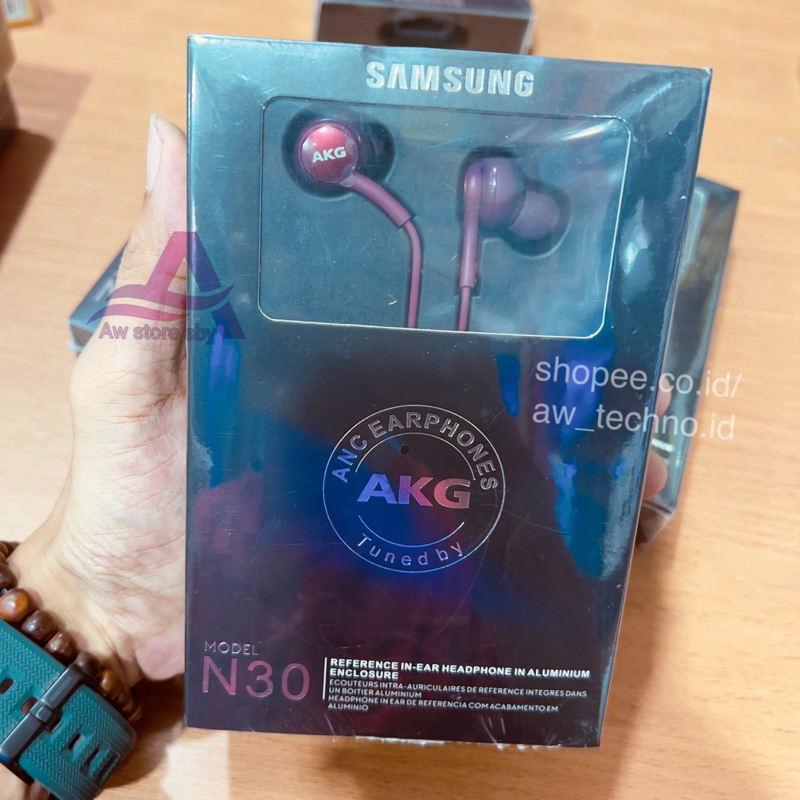 N30-Series Headset Samsung AKG Extra Bass JACK AUDIO 3.5mm Earphone Samsung A20 A50 A11 A22 A32 A52 M22 A02 A12 A13 A14