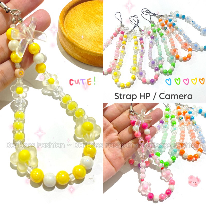 Strap HP (FREE CUSTOM INISIAL NAMA) / Lanyard HP / Gantungan HP / Gantungan Kamera / Strap Camera / Tali HP / Tali Kamera / Lanyard for phone