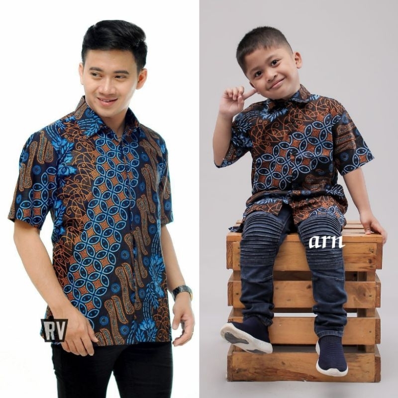 Baju Batik Pria bagus Azmi Syubbanul Muslimin Batik Katun Halus Hadroh Azzahir