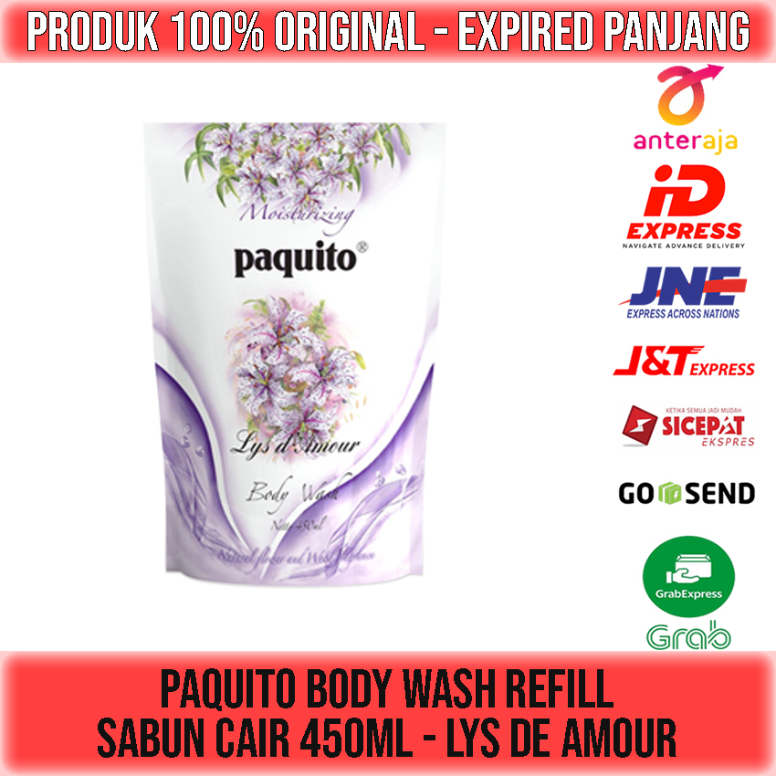 SABUN CAIR BODY WASH PAQUITO REFILL 450ml