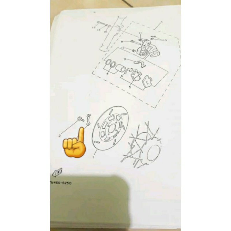 baut disc cakram piring piringan rxk rx king kobra master rxs rx spesial rxr rxz rzr kunci 14 origin