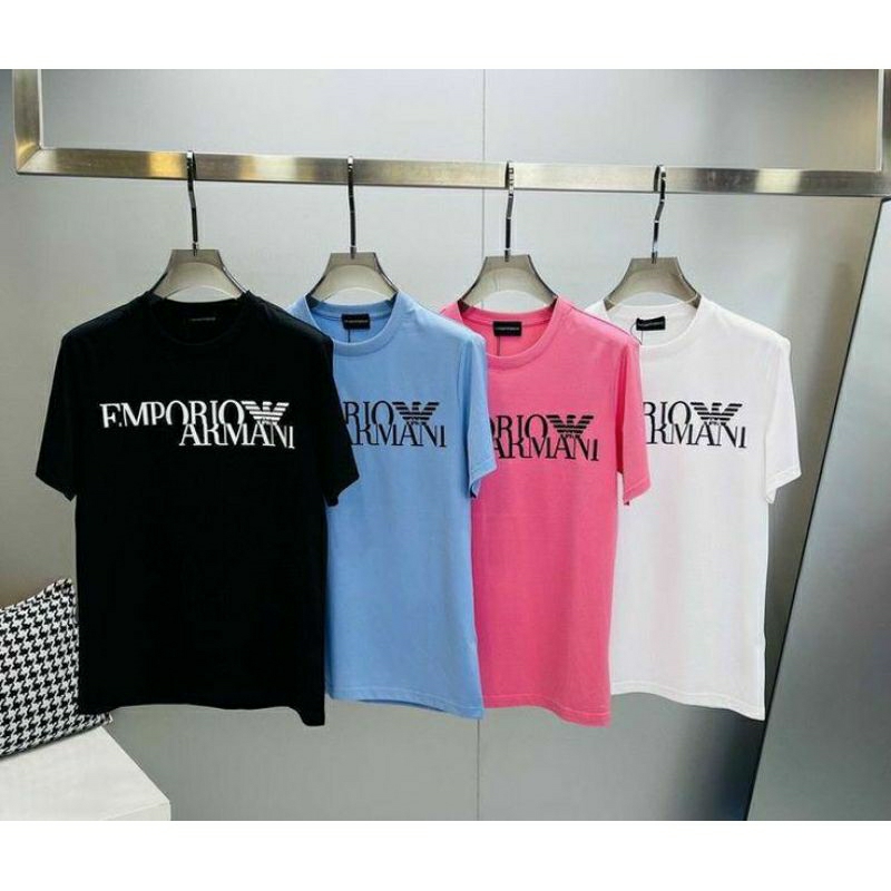 Baju Kaos Pria Lengan Pendek / T-shirt EA Terbaru / Baju Arman* Terbaru-Kaos Premium