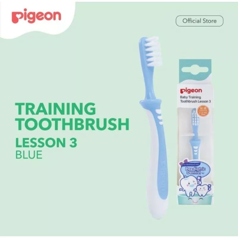 Pigeon Training Toothbrush Lesson 1/2/3 / 123 Set - Sikat Gigi Anak