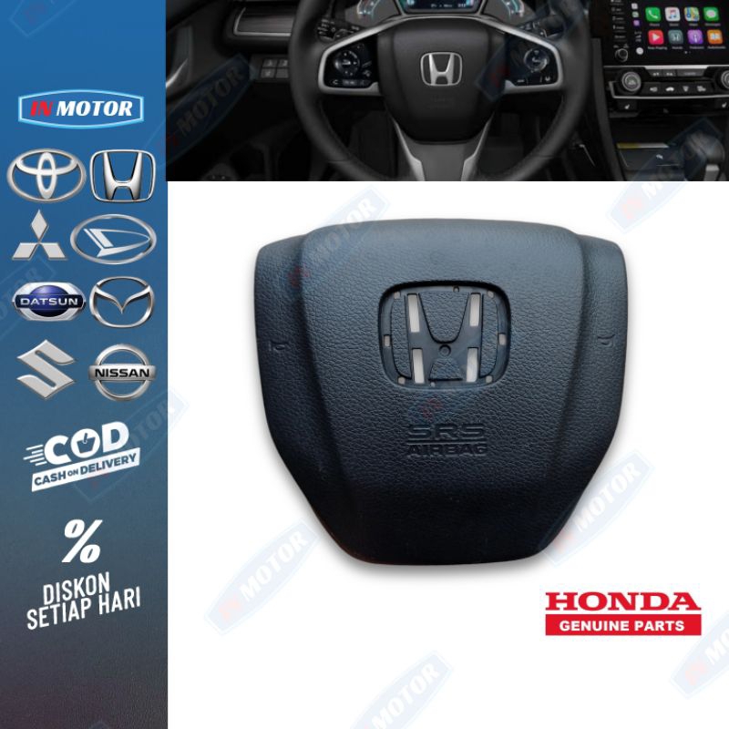 cover air bag stir honda CRV CIVIC ODYSSEY 2017 2018 2019 2020 2022 ORIGINAL TUTUP STIR CRV TUTUP AI