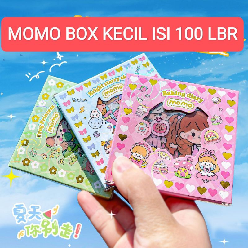 

Stiker Momo 100 Lembar Stiker Lucu Korea Viral Momo Stiker Box Stiker Anak anak Murah Box Mini