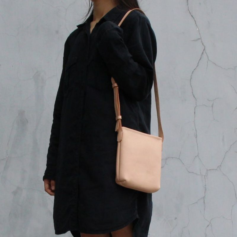 sling bag tas kulit slempang pria wanita