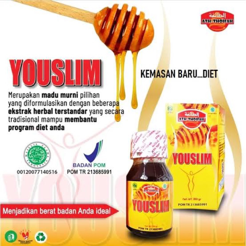 

Madu Youslim Madu Diet Ath-Thoifah Penurun Berat Badan
