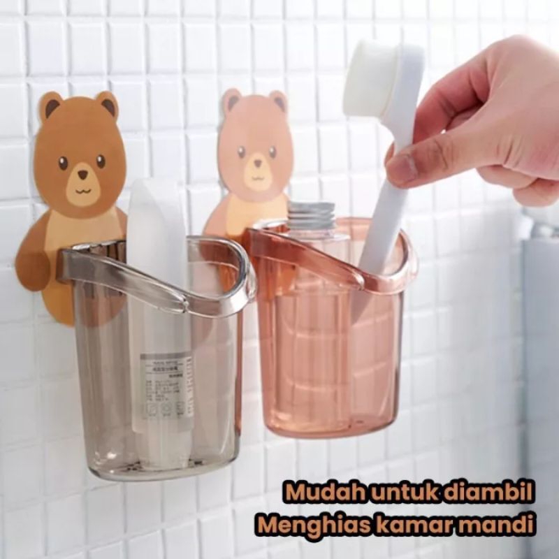 TEMPAT SIKAT GIGI ODOL BERUANG / TEMPAT SIKAT GIGI TEMPEL / TEMPAT SIKAT GIGi MOTIF BERUANG