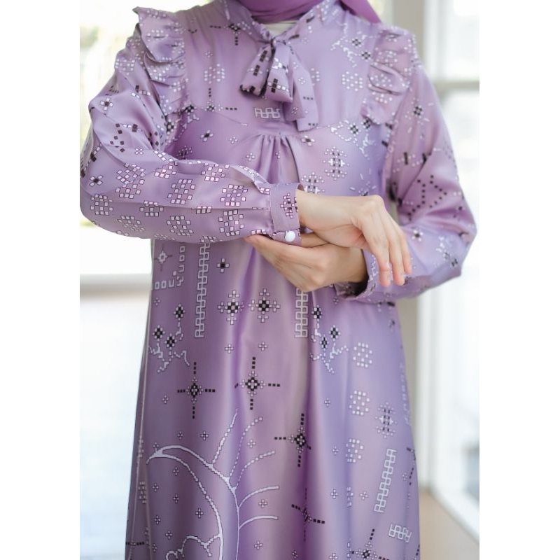 Baju Muslim Gamis Camilla Motif Silk