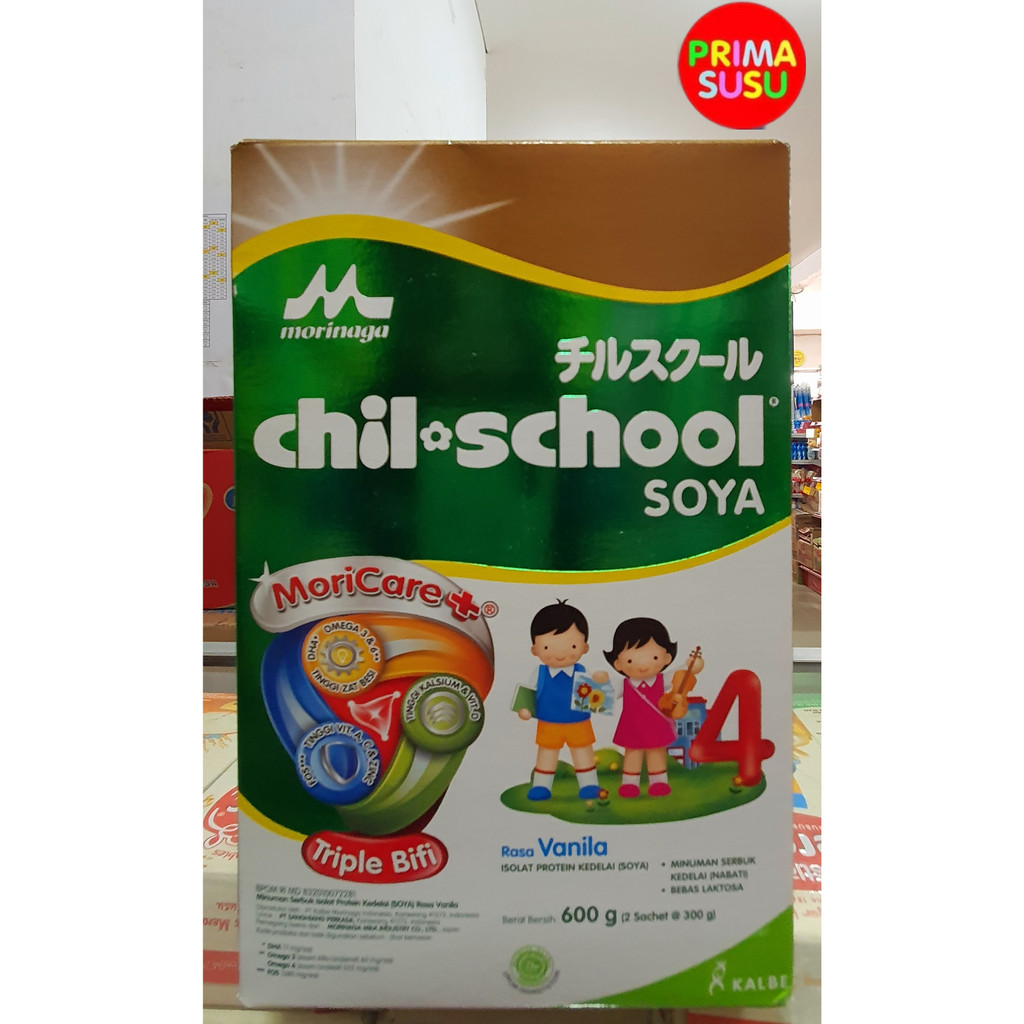 Chil School 4 Soya 600Gr, Madu, Vanila