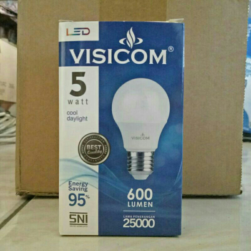 VISICOM LAMPU LED 5 WATT PUTIH SNI GARANSI 1 TAHUN