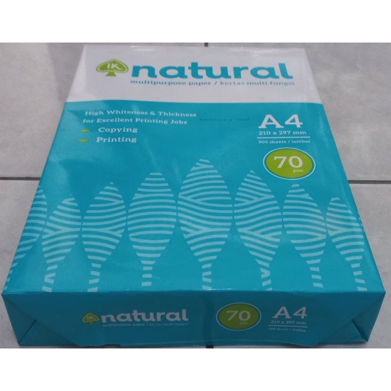 

Kertas Natural A4 70 gsm