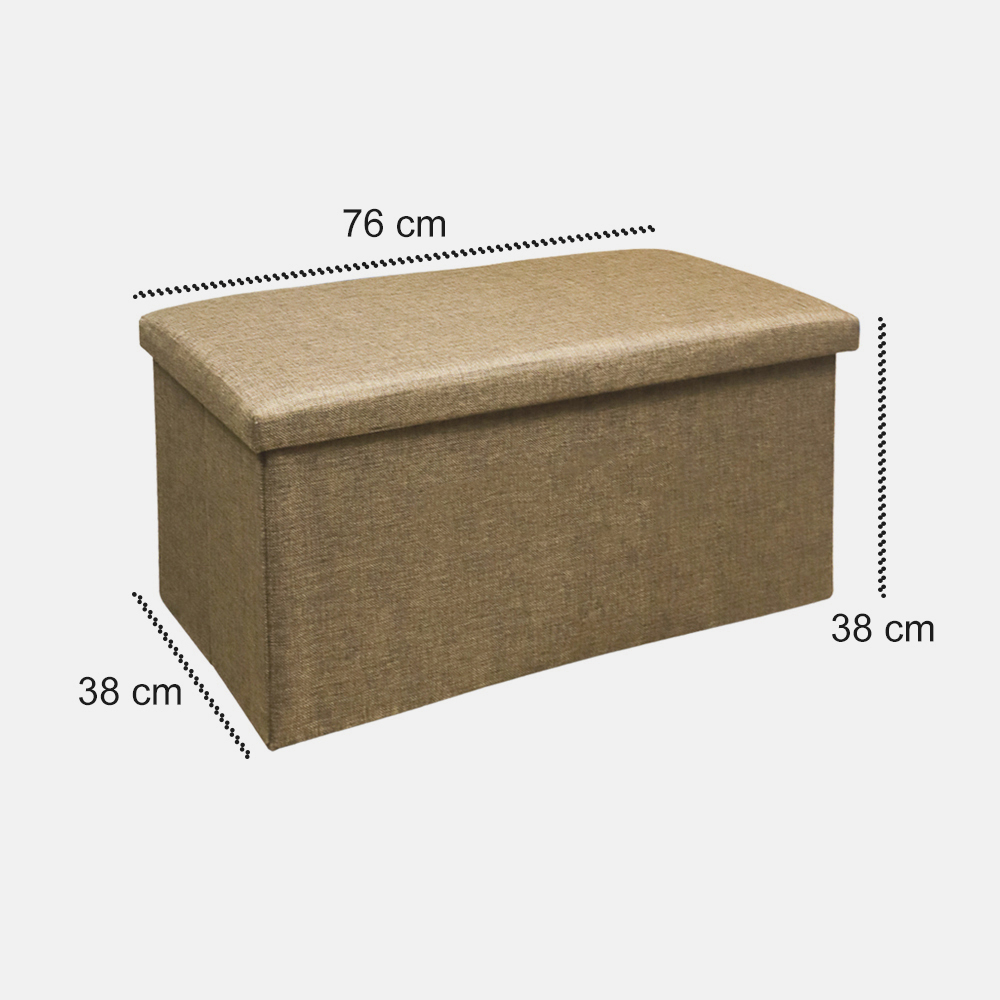 Sofa Kotak Penyimpanan Barang Foldable Storage Container 76 x 38 x 36.5 cm - H031 - 7CHZ4RBR Brown