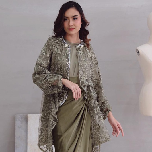 JALEELA - SIERRA TOP (ATASAN ONLY) - (INNER INCLUDED) (KEBAYA KONDANGAN / MODERN / LAMARAN / WISUDA)