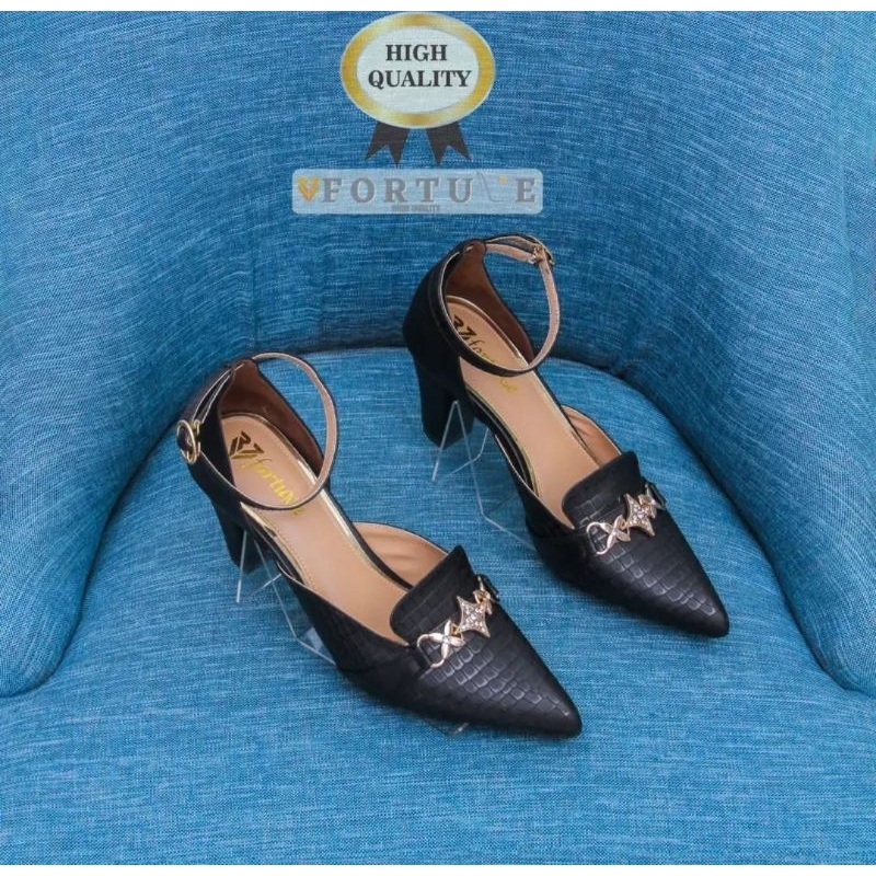 Rz7601 Fortune Sepatu Heels Candytuft