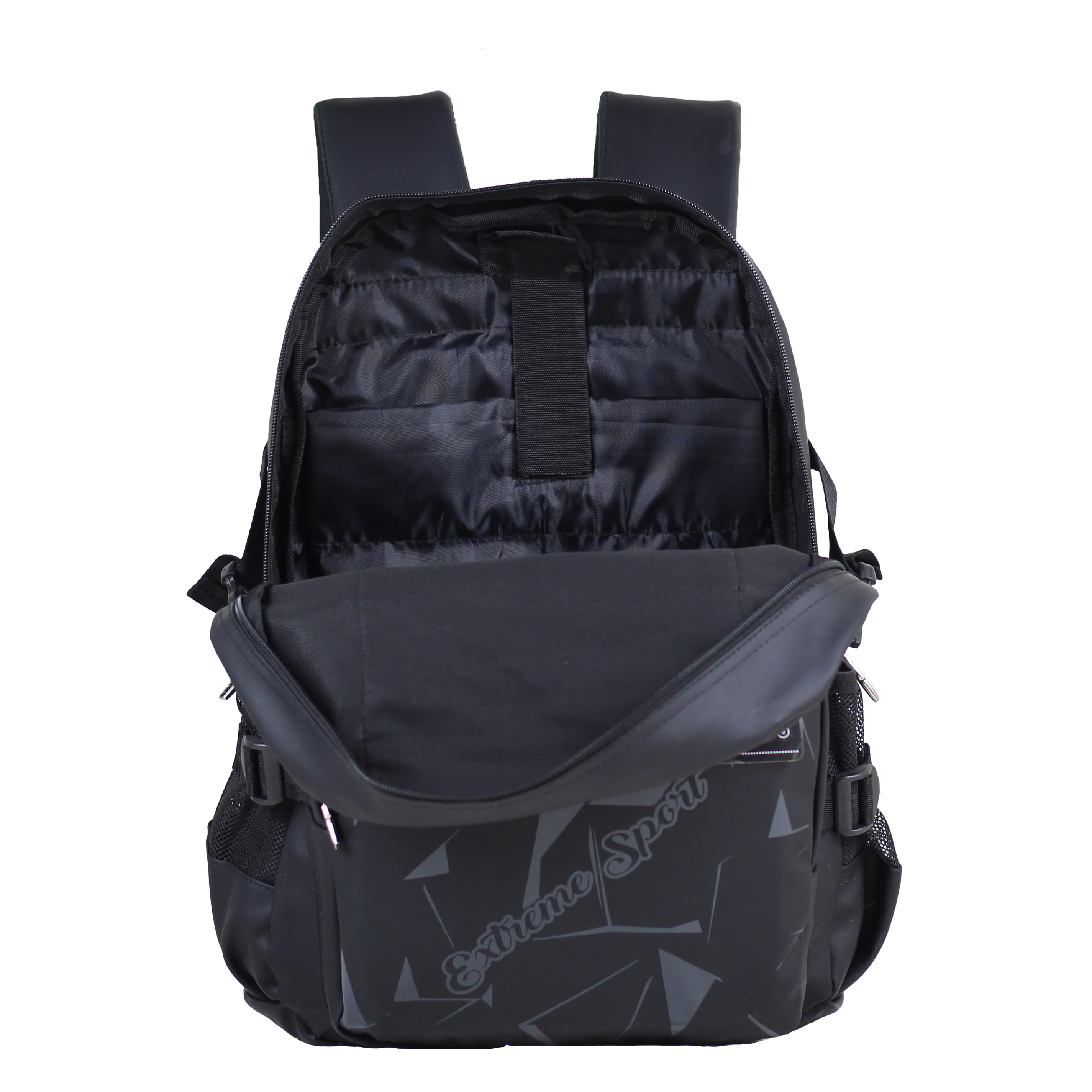 Tas Ransel Extreme Waterproof Water Resistant Tahan Air Outdoor Warna Hitam Backpack SMP SMA Kuliah Premium Bahan Import Terbaru Mat Laptop Bonus Raincover Tas Laptop In Kuat Beban Berat