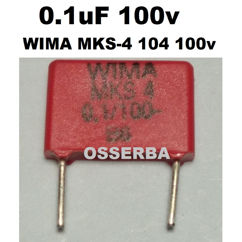 0.1 100v 0,1uf WIMA MKS-4 C3 104 100v High End Capacitor