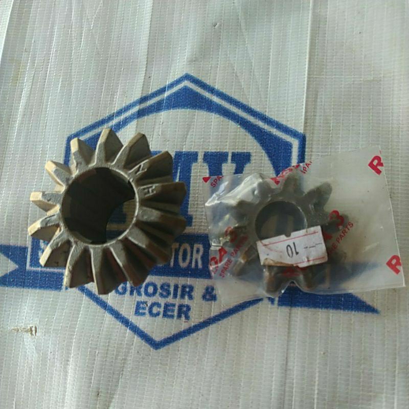 gigi dalam gardan viar motor roda tiga 10/14