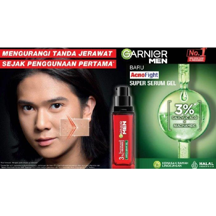 GARNIER Men Acno Fight Super Serum Gel 30ml
