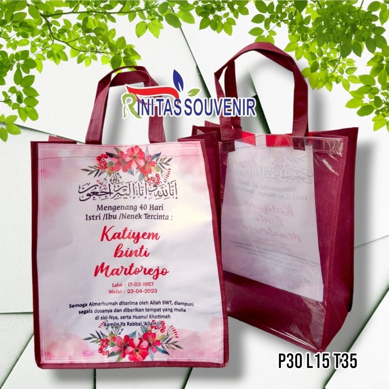 Rinitassouvenir tas sembako hajatan transparan Tas Hajatan Sembako Jumbo Tas Sembako Custom