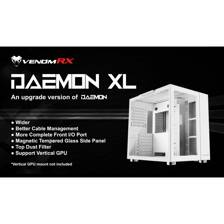 CASING VenomRX DAEMON XL - E-ATX GAMING CASE