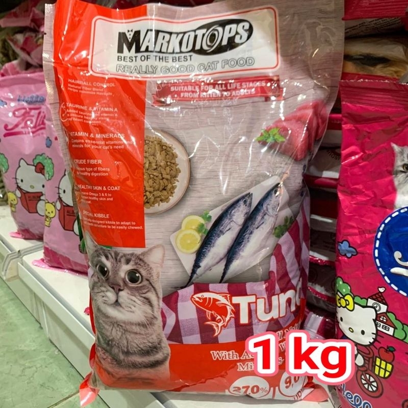 Makanan kucing Markotop Repack 1 kg cat food MARKOTOPS 1kg - Tuna