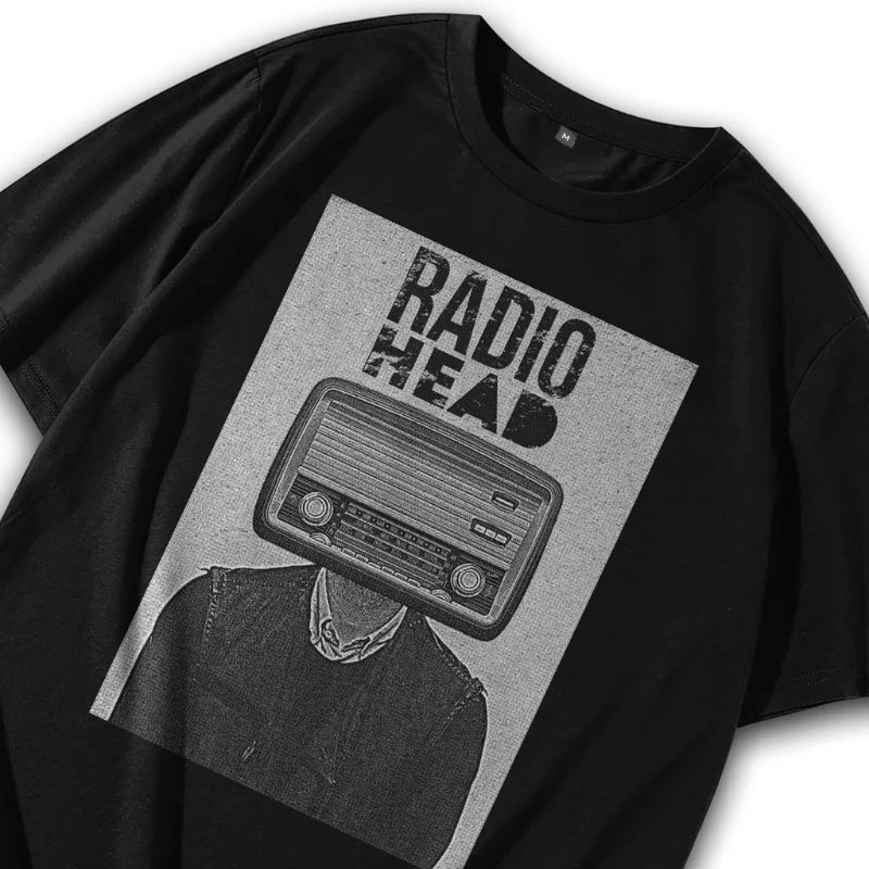 T-Shirt Merchandise RADIO HEAD Band BARAT RADIO HEAD