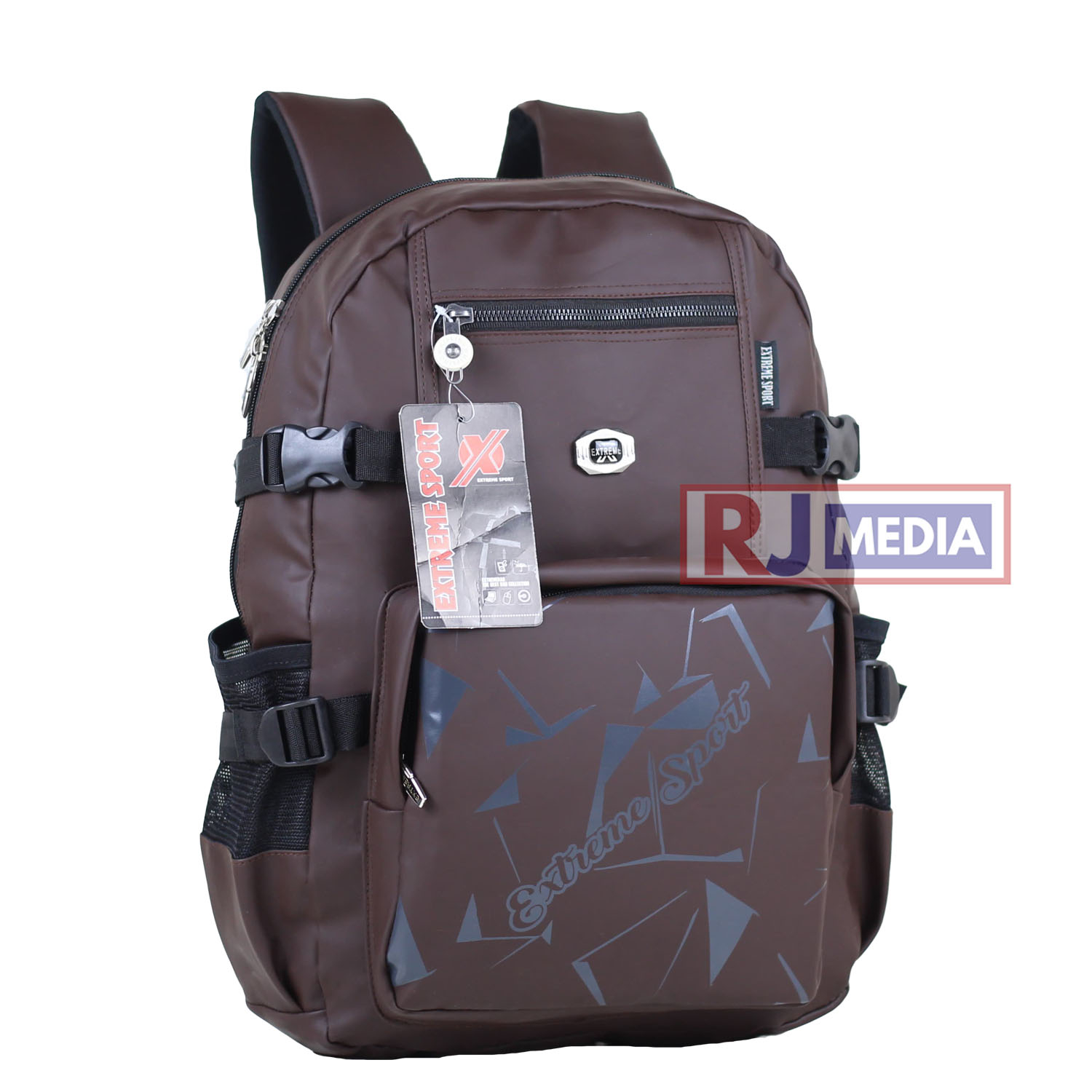 Ransel Pria Kerja Extreme Tebal Anti Air Tas Kerja Dinas Pria Coklat Bonus Raincover Waterproof Banyak Ruang Termurah Sekolah Sma Smp Pria