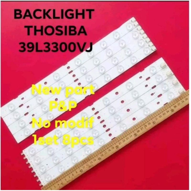 LAMPU LED BL BACKLIGHT TV THOSIBA 39L3300VJ 39L3300