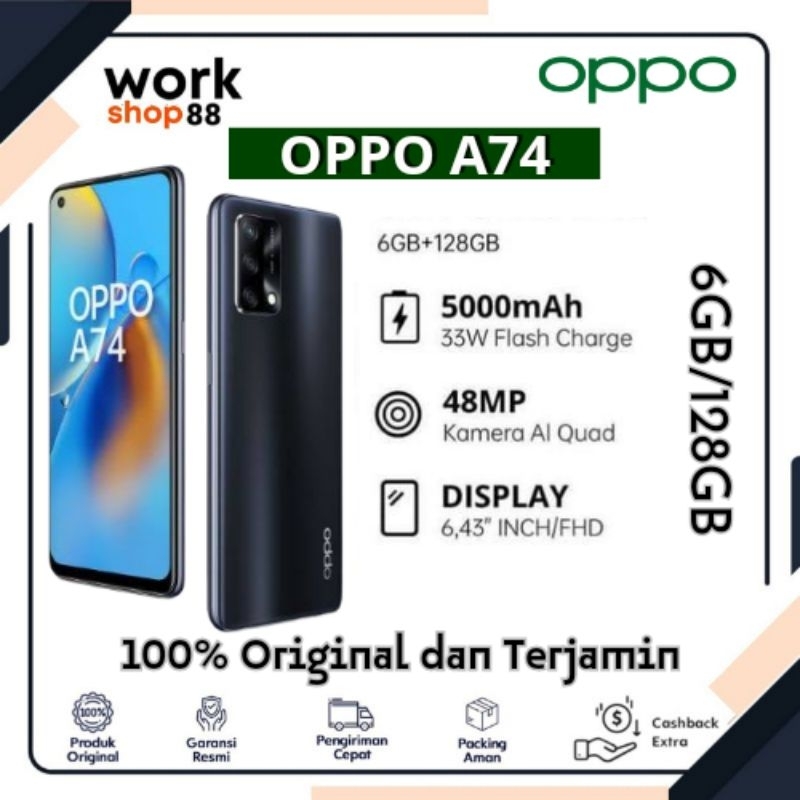 Second OPPO A74(6GB/128GB)✓