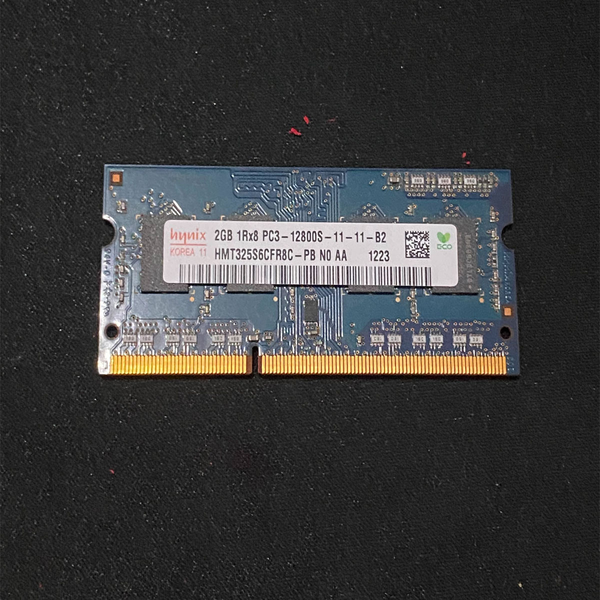 RAM Laptop DDR3 2GB Samsung Hynix PC3 12800 Sodimm 1.35v Memory Laptop Second RAM Bekas